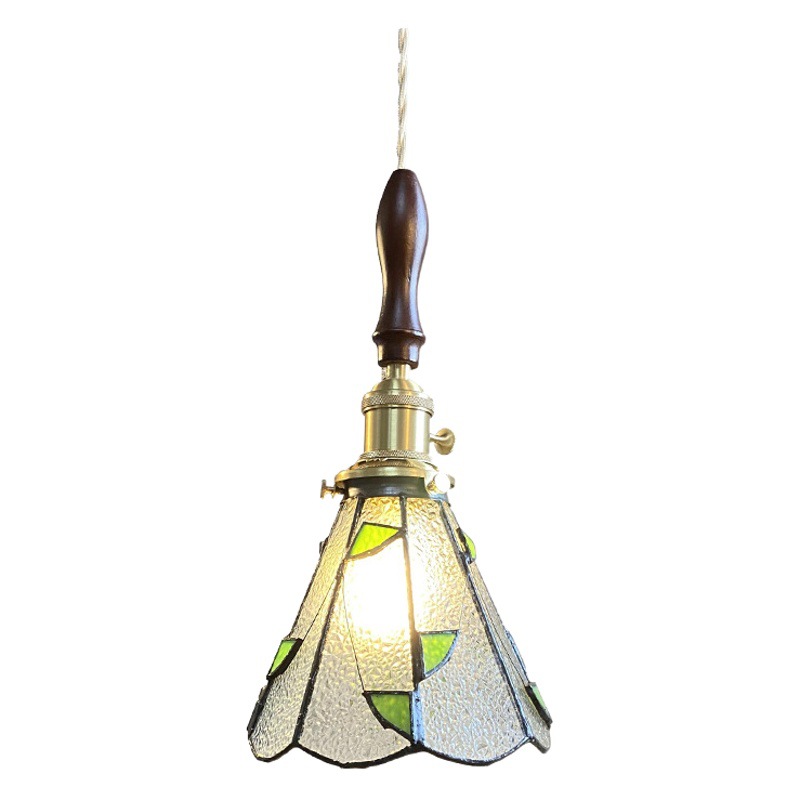 Lámpara de Araña de Vidrio de Estilo Vintage Americano, Fabricada en Cobre, para Restaurante, Bar, Pasillo, Venta Directa de Fábrica en Guangdong Zhongshan