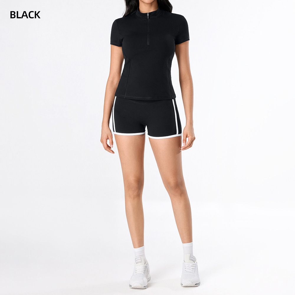 Yoga desnudo chaleco de mujer nuevo cintura alta hip running pantalones de entrenamiento elástico ajuste conjunto de ropa de entrenamiento