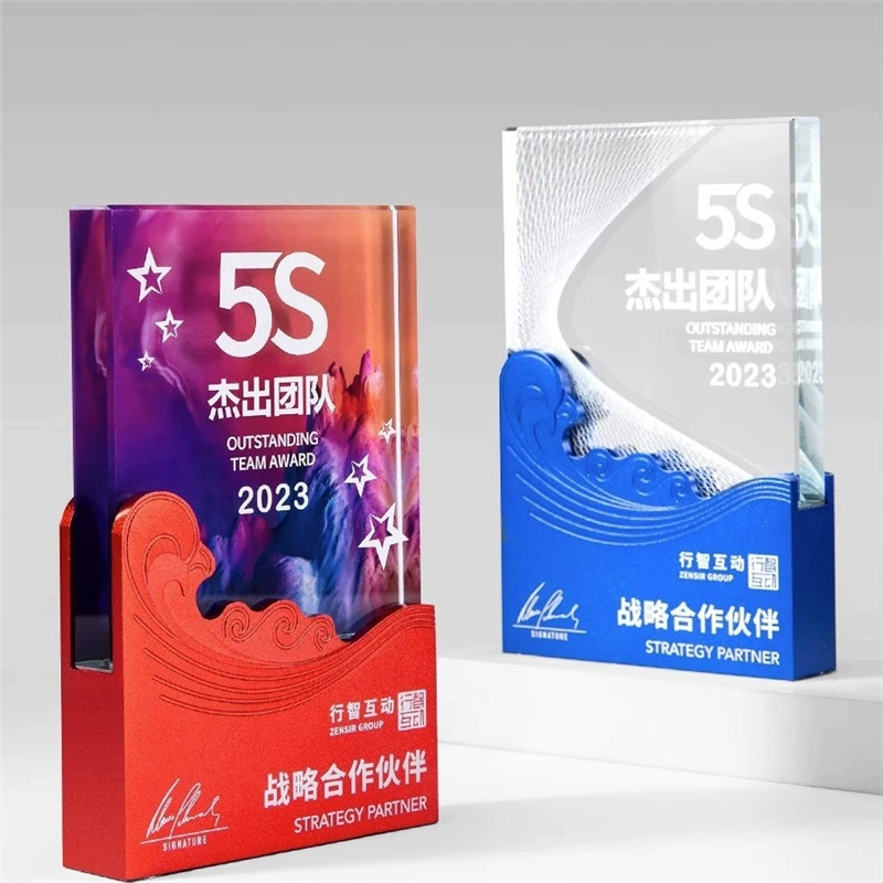 Metal creative children's commemorative glass souvenir