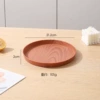 Wood grain 21cm plate