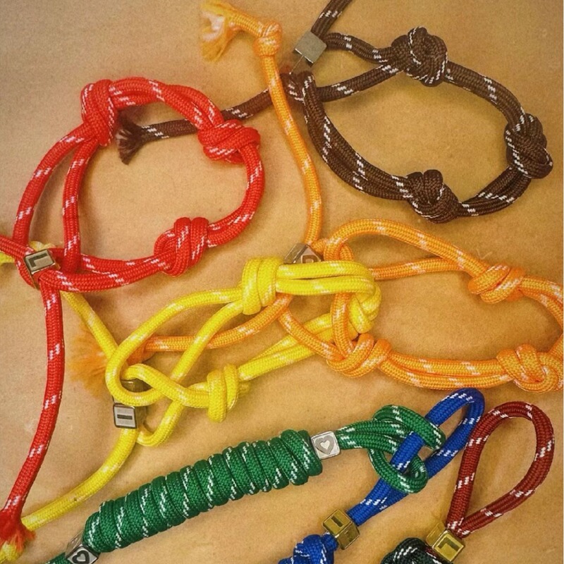 In-Stock Core-Wrapped Handmade Woven Bag Strap, Deer Leather Rope, Ins-Style Pendant, Bracelet, Hanging Accessory, Paracord, Outdoor In-Stock Core-Wrapped Handmade Woven Bag Strap, Deer Leather Rope, Ins-Style Pendant, Bracelet, Hanging Accessory, Paracord, Outdoor
