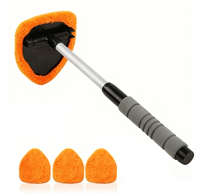 Car cleaning tools | Brush - orange-4-piece-set