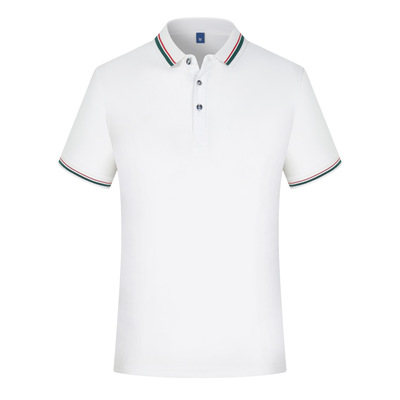 批发夏季翻领短袖POLO衫广告衫高端班服团体服企业logo字来图定制