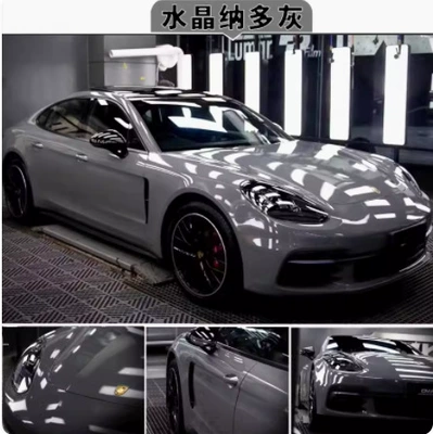 Lavender Gray Green Red Color-Changing – Auto Color Change Film - crystal-nado-gray-pet-152-17m