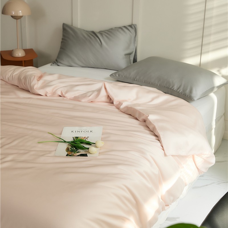 100本のlf蘭精天糸布団カバー単品純色枕カバー裸睡眠ライゼル繊維シーツシーツシーツ単品夏
