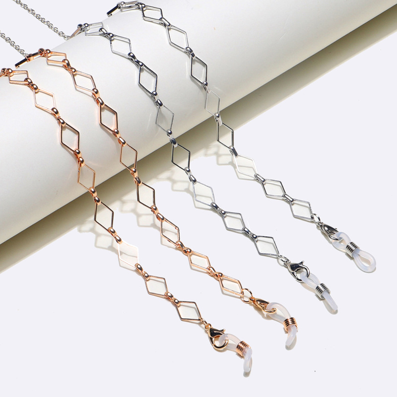Glasses chain popular metal glasses rope color retaining gold glasses chain fashion accessories factory supply