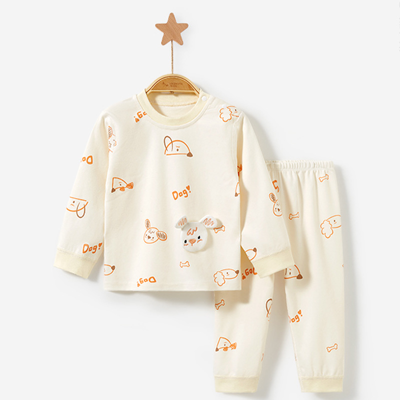 Traje de manga larga 3TZ012 (perro beige)