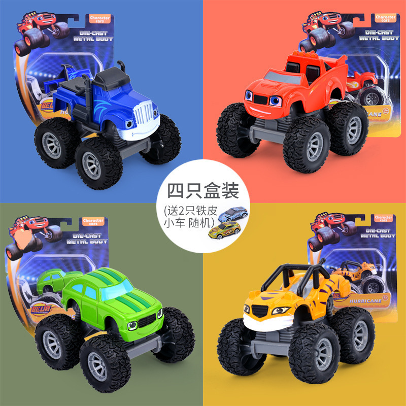 モンスタースピードオフロードロボット戦闘車両レスキュータイフーンチームと子供用ベビーバストラックおもちゃ男の子|undefined