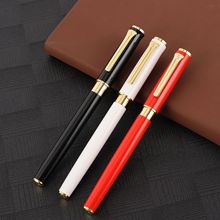 批发全金属宝珠笔商务签字笔礼品笔广告笔定制LOGO黑色水笔印刷