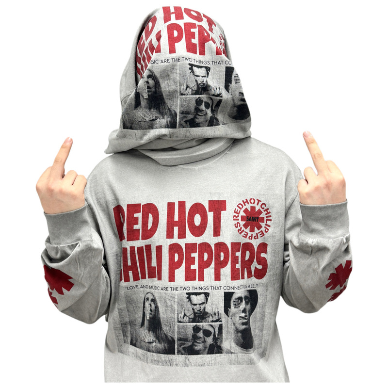 Saint 26SS RHCP Red Hot Chili Peppers Collaboration Long Sleeve T-Shirt Saint 26SS RHCP Red Hot Chili Peppers Collaboration Long Sleeve T-Shirt