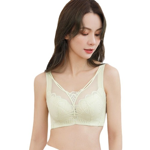 Adjustable bra with soft steel cups, strapless, full cup, reduces the appearance of large breasts, close-fitting, thin, breathable underwire bra