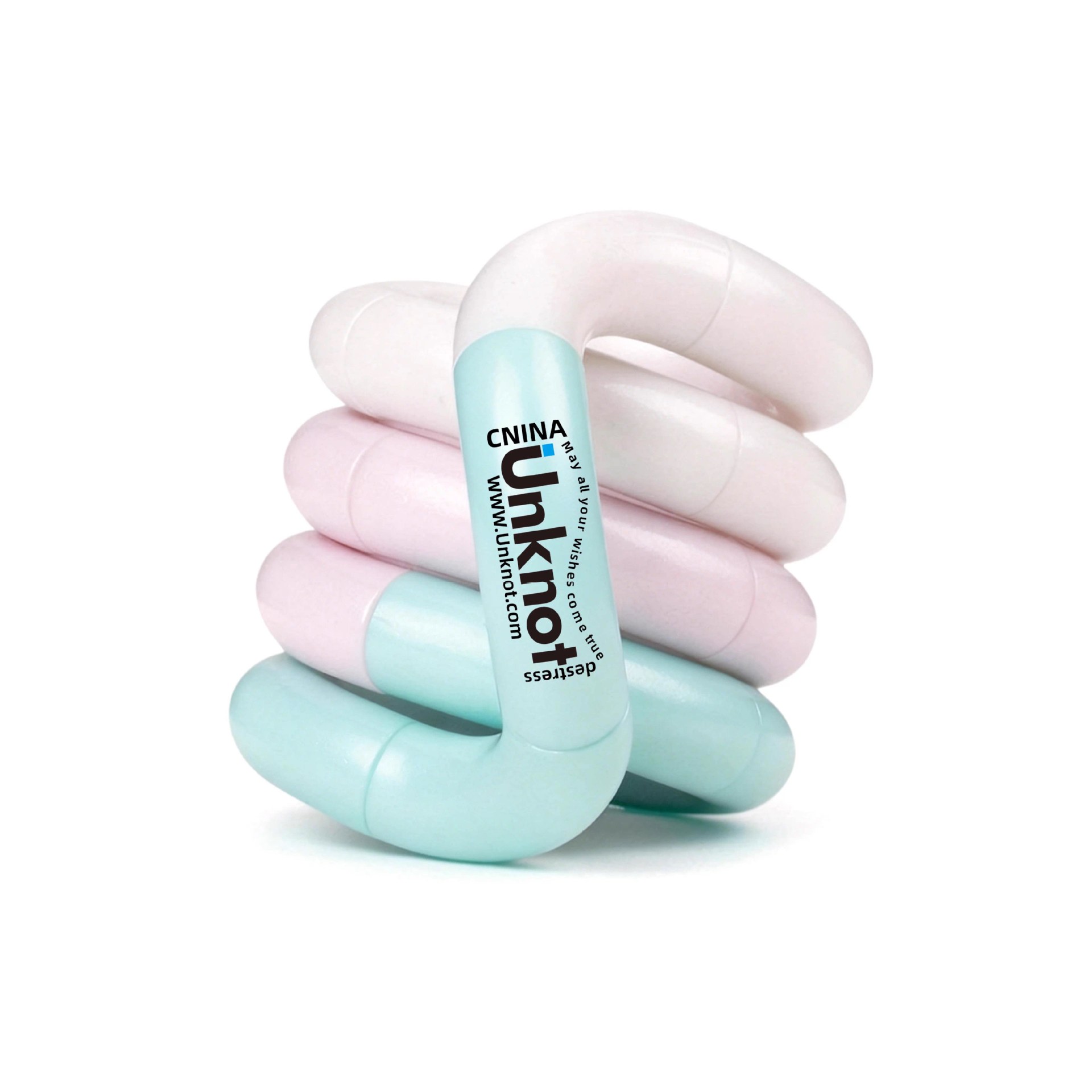 Unknot oficial genuino Twist Le Tang el mismo tipo de juguete de artefactos descomprimidos tango sensible a la temperatura decoloración pellizco pellizco pellizco 6