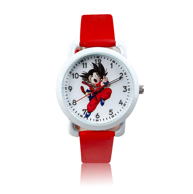 ドラゴンボールかわいい学生の腕時計の男の子の腕時計の男の子のベルト