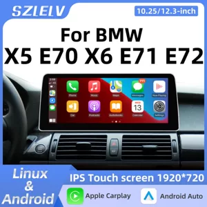 BMW X5 E70 X6 E71 E72 Ccc Cic Ağıllı Mərkəzi İdarəetmə Böyük Ekranlı Naviqasiya