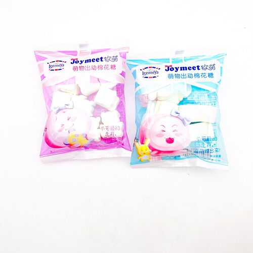 Thoughtful Candy Cotton Soft Not Hard Cute Creatures Move In Cotton Candy Bear and Rabbit 1 Bag 2 Pounds