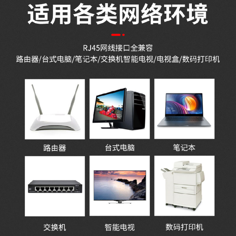 Category 5e unshielded computer jumper rj45 oxygen-free copper finished network cable 100M CAT5E twisted pair network jumper