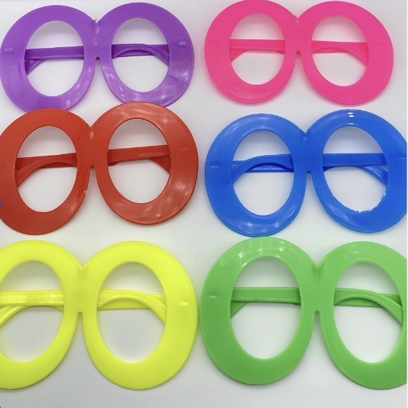 Comercio exterior transfronterizo huevo de ganso oval estrella de cinco puntas gafas fiesta de baile sin lentes accesorios de decoración accesorios de regalo
