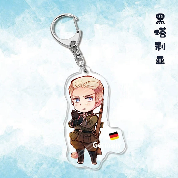 Акриловый брелок для ключей хранитель Hetalia подвеска, двусторонняя ~6 см, подарок аниме кампус (серия Francis)