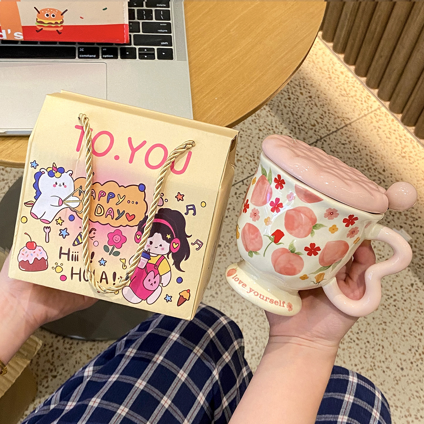 Creative Fruit Ceramic Mug For Coffee And Breakfast Cups_voghion.com