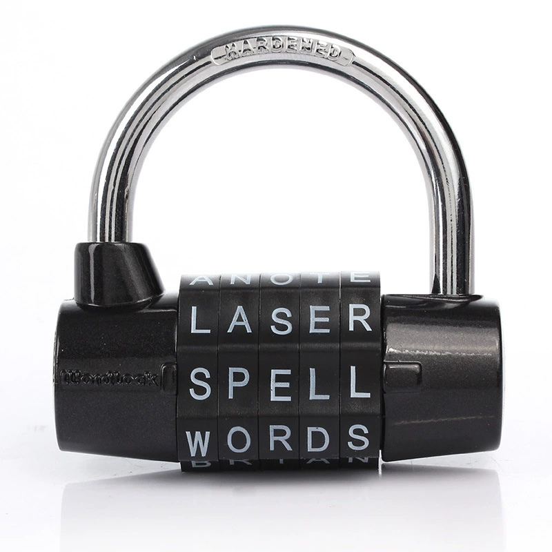 Zinche metal gym anti -theft window door 4 \ 5 turntable super knotting solid password alphabet lock