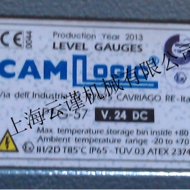 进口意大利仪表CAMLOGIC液位计传感器上海现货PFG5724CC/AC1PVC1