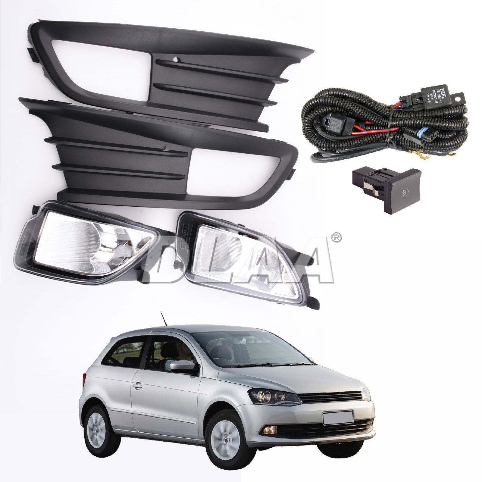 Aplicable a VW GOL 6 2012 - 2015 lámpara de niebla delantera lámpara anti-niebla luz diurna