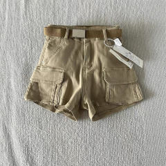 女性のための小さなネイビーブルーのワークジーンズ夏の新しいハイウエストストレートルーズスリムワイドレッグフロアレングスパンツ