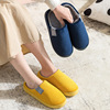 Demi-season keep warm slippers indoor, non-slip comfortable footwear for beloved platform for pregnant, wholesale