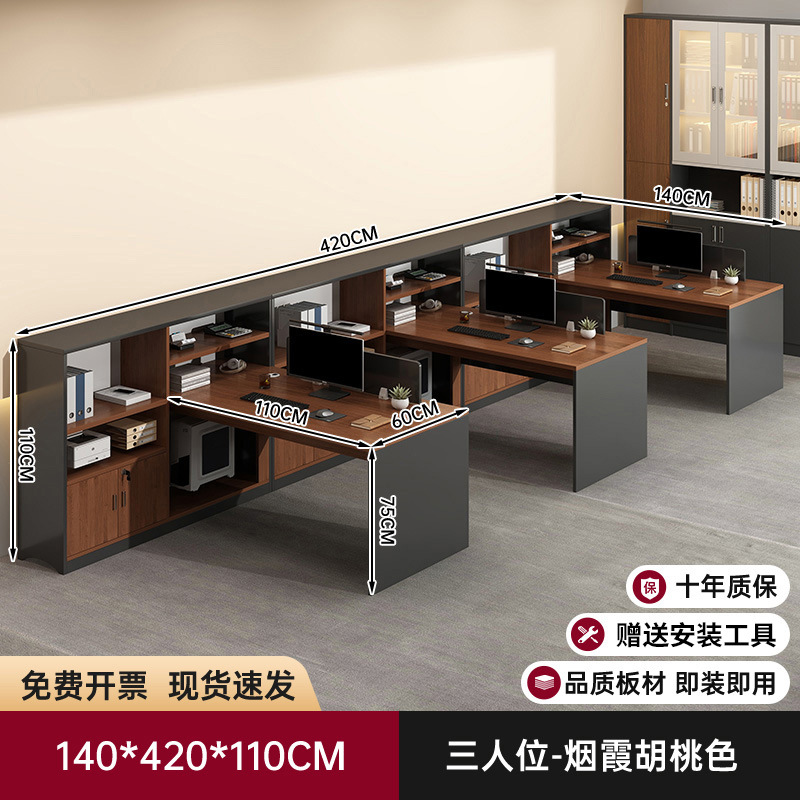 Mesa de escritorio multifuncional, tabla de almacenamiento, armario de almacenamiento, escritorio de personal de oficina, escritorio simple, escritorio de computadora doméstica