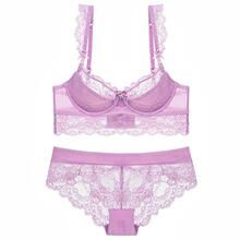 Q 78154 Lace Thin Cotton Underwire Bra ��˿�������� ��