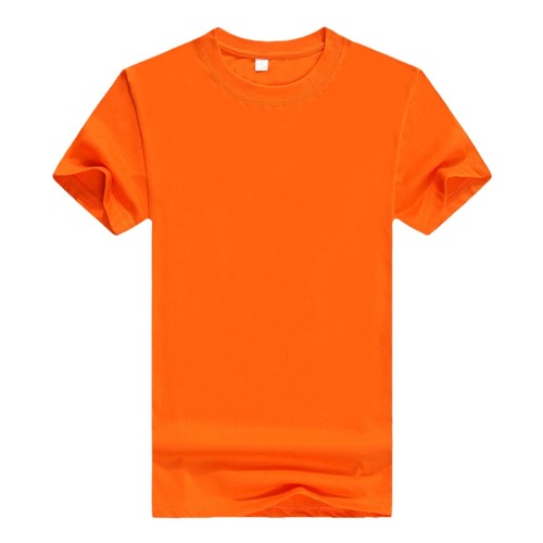 Blank round neck short-sleeved cotton T-shirt custom printed logo advertising cultural shirt group class uniform corporate work clothes wholesale