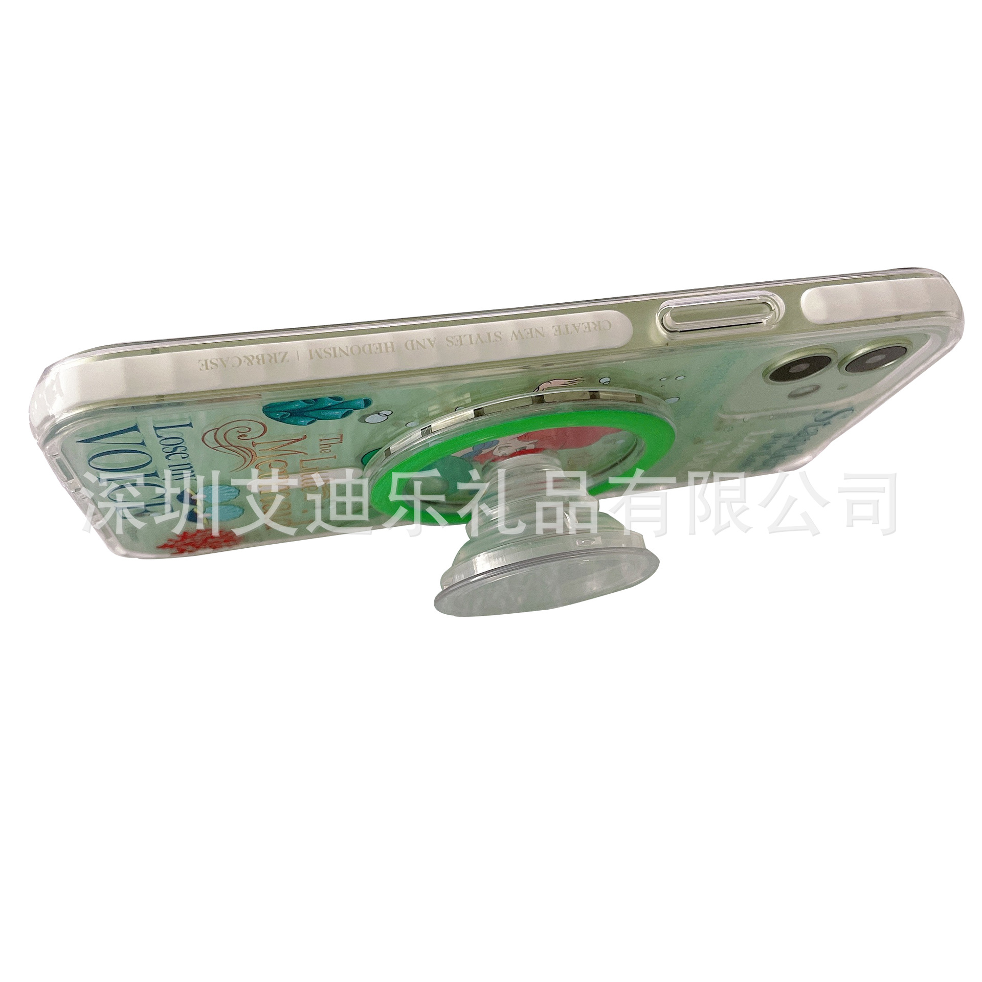 透明マグネット式エアバッグスタンド一体型マグネット式ホルダーのカバーは、交換できるマグネット式携帯電話ホルダーです。