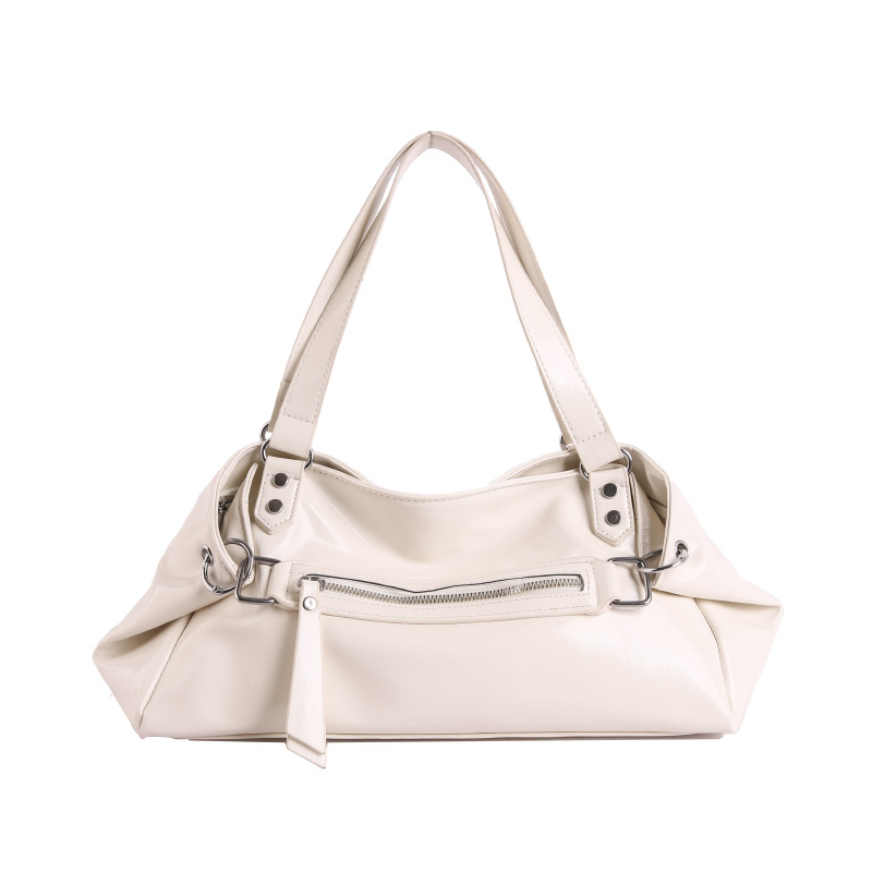 Primavera y verano retro alta textura bolso mujer 2026 nuevo simple gran capacidad tote bag de hombro universal