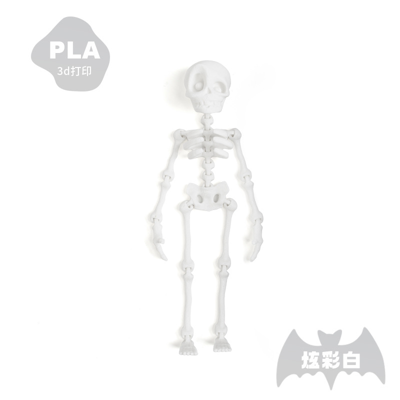 Impresión 3D dragón adornos esqueleto hombre 3D dragón chino dragón congelador pegatinas adornos regalos de absorción de esqueleto lote adornos de arte