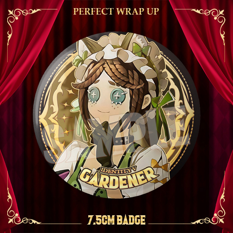 第五人格游戏完美杀青系列摄影师红夫人小说家画家75mm大徽章吧唧|undefined