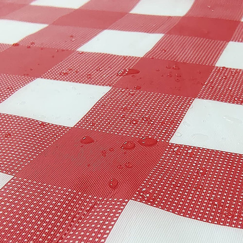Cross-border disposable plastic tablecloth, PE waterproof and oil-proof, rectangular birthday party decoration, red and white checkered