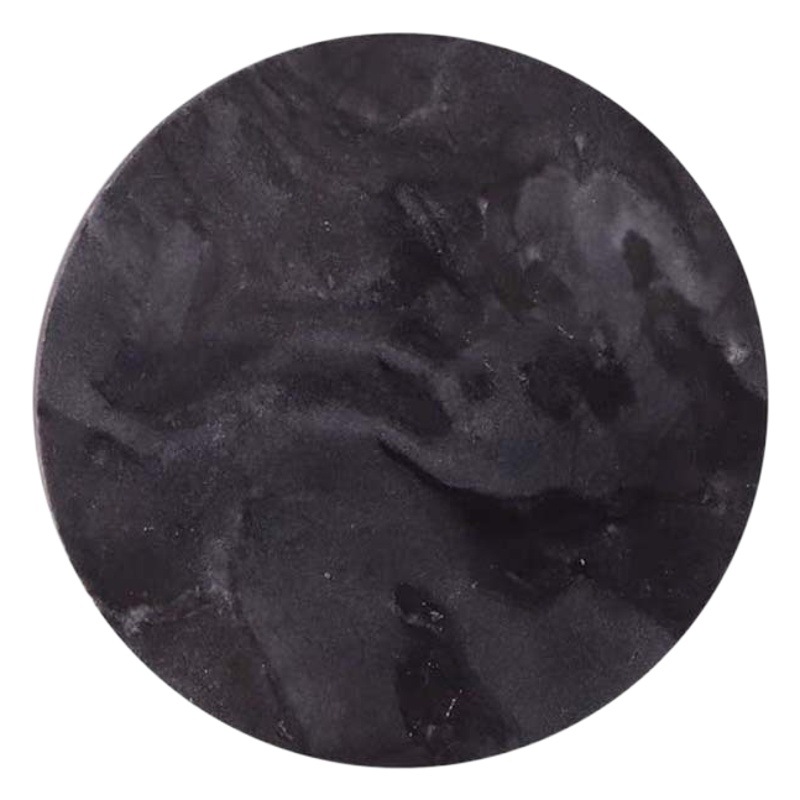 Estilo nórdico creativo de mármol natural Coaster ING café redondo de escritorio de aislamiento bandeja de té posavasos accesorios de tiro