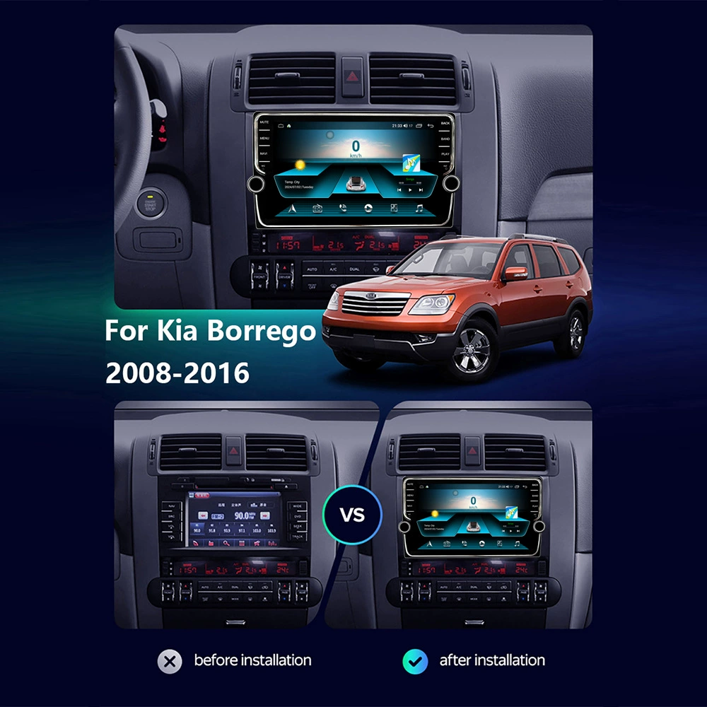 Кросс-бортовой для Kia Ba Rui 2008-2016 Android большой экран knob-машина CarPlay навигатор