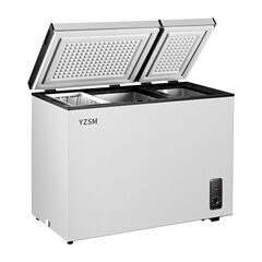 YZSM Yangzi 両開き冷凍庫家庭用二重温度冷凍庫大容量小型商業冷凍冷蔵兼用特別価格