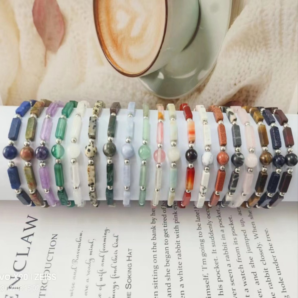 Casual Geometric Natural Stone Bracelets display picture 2