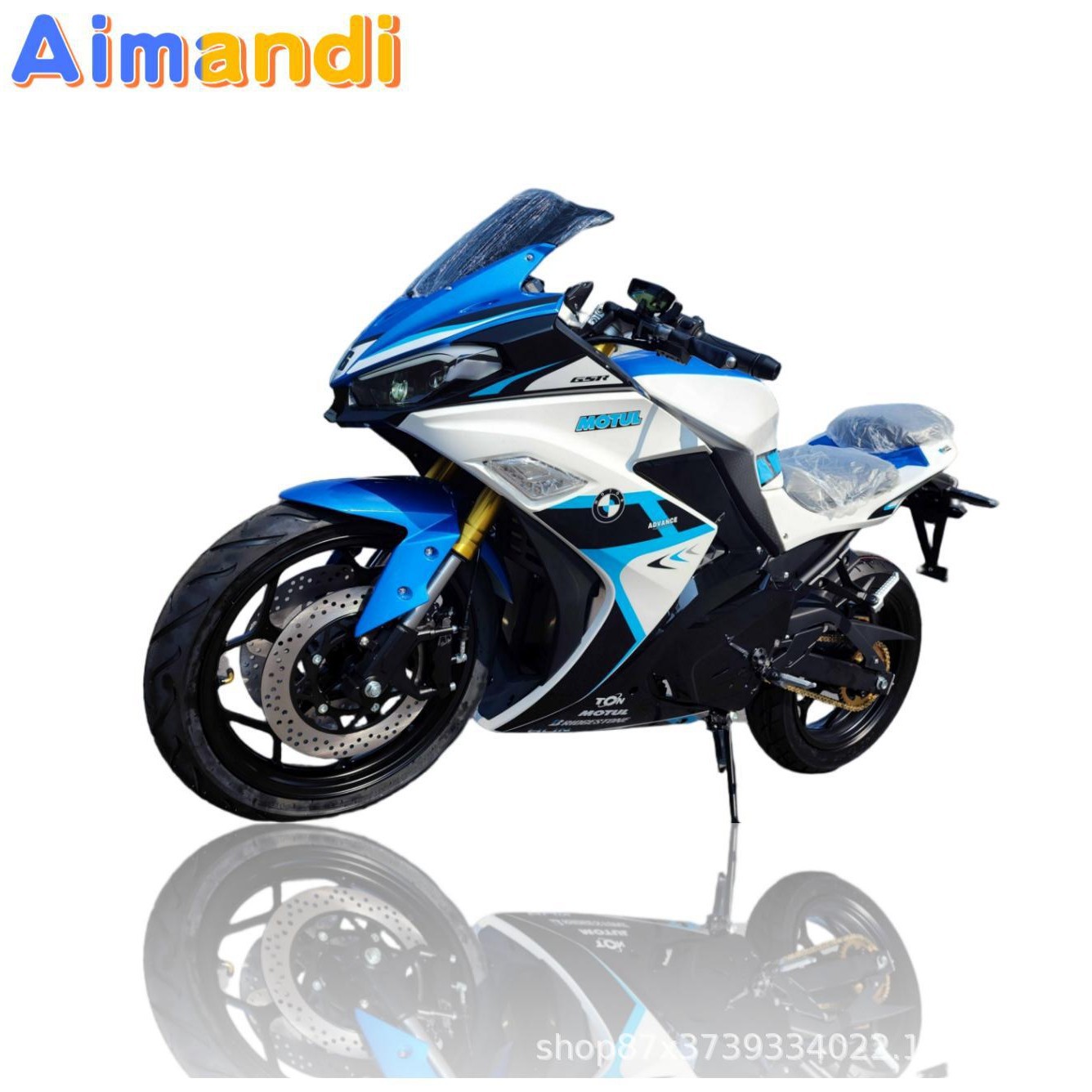 雅马哈V6电动摩托车跑车高速出口电摩72v电瓶车高速锂电池长续航