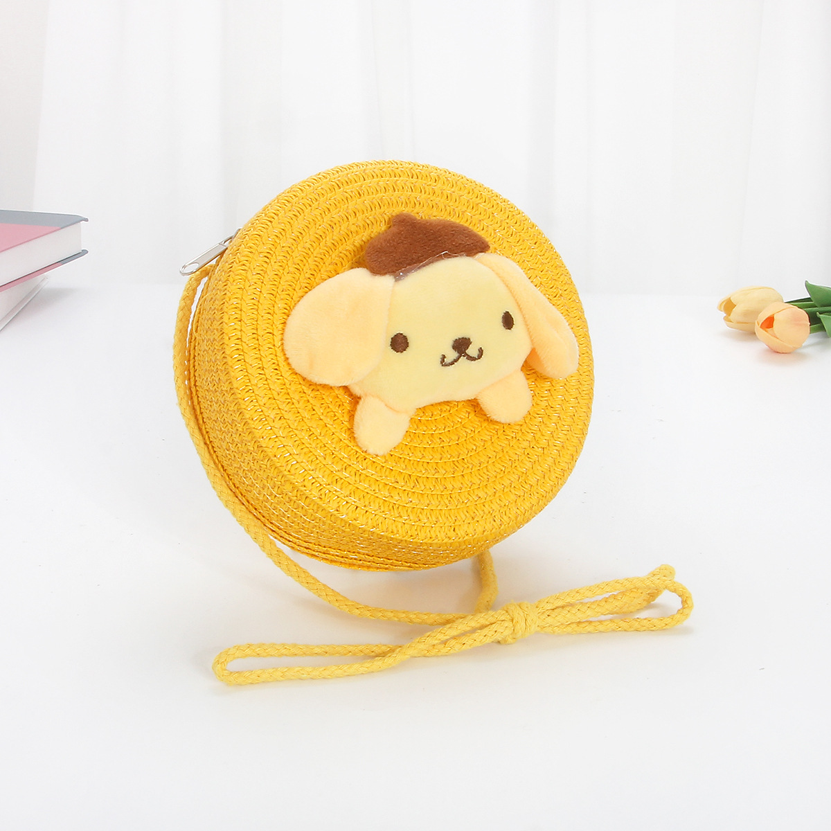 노란색 둥근 가방 - 작은 노란색