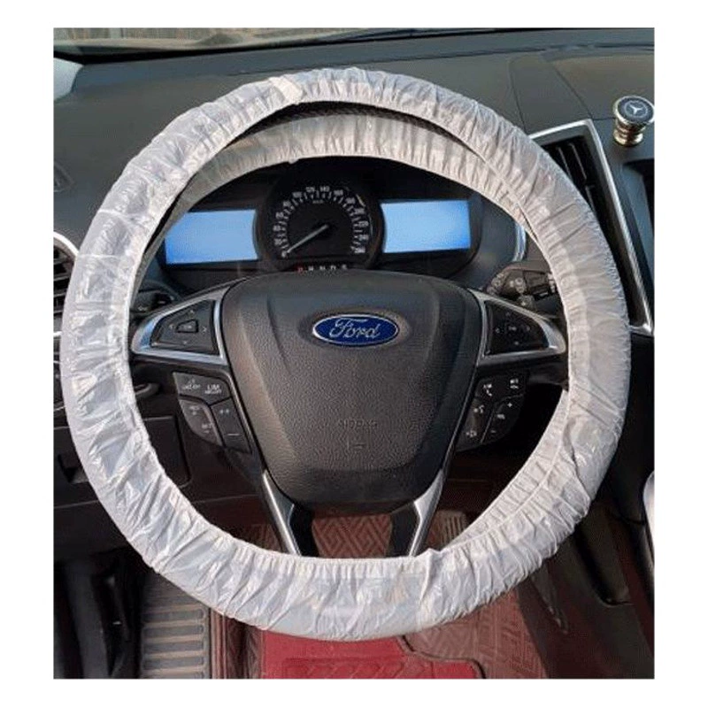 Одноразовая крышка рулевого колеса автомобиля защитная крышка одноразовая Защитная крышка сиденья пластиковая крышка рулевого колеса