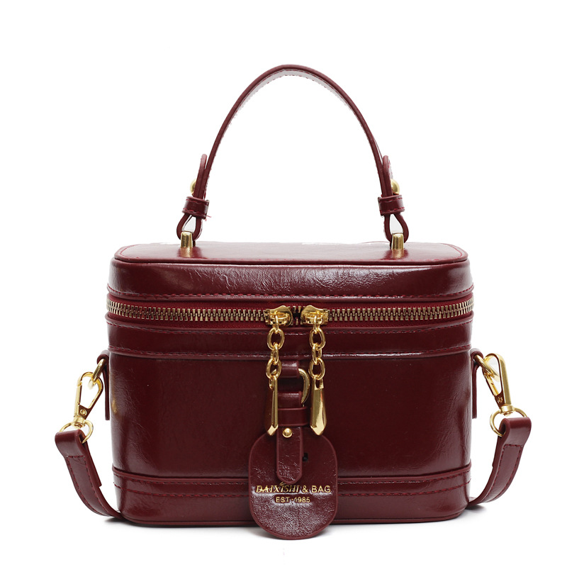 2025 nuevo bolso de mano de moda, bolso de hombro casual, nicho, bolso de caja.