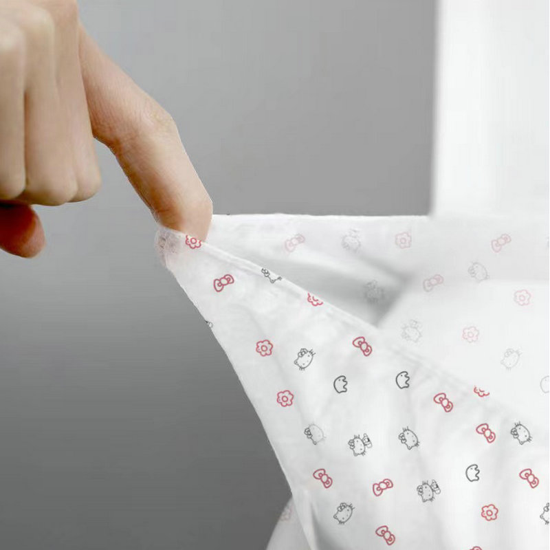 Disposable toilet non-woven cloth for home use