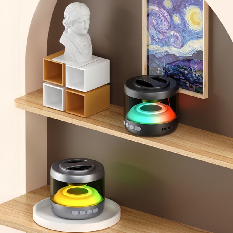 Transfronterizo K22 altavoces Bluetooth de absorción portátil mini pequeño sonido RGB de absorción TWS sonido Bluetooth de bajo pesado