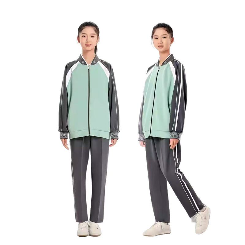 江西省赣州市统一校服小学生套装春秋长袖运动款中学生外套男女款|undefined