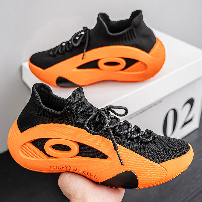 Zapatos de hombre de gran tamaño transfronterizos de alta gama, nuevos zapatos de verano de malla transpirable, zapatos deportivos de corredor juvenil
