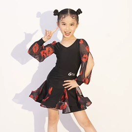 拉丁舞表演服;儿童表演服