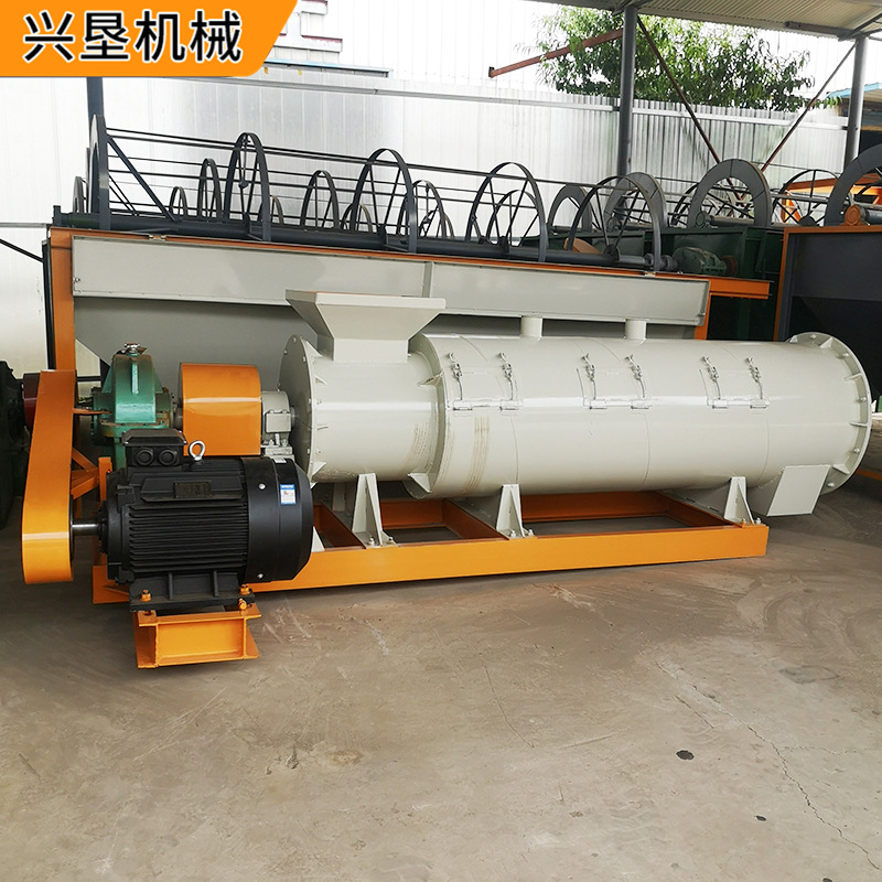 JCZL-60草炭土有机肥造粒机内转搅齿造粒机 有机肥全套生产线设备